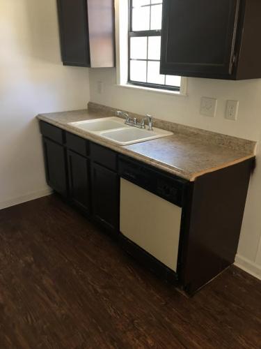 Unfinished kitchen cabinets and countertops